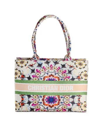 Luxury Christian Dior-Inspired Floral Canvas Handbag for Women in Pakistan